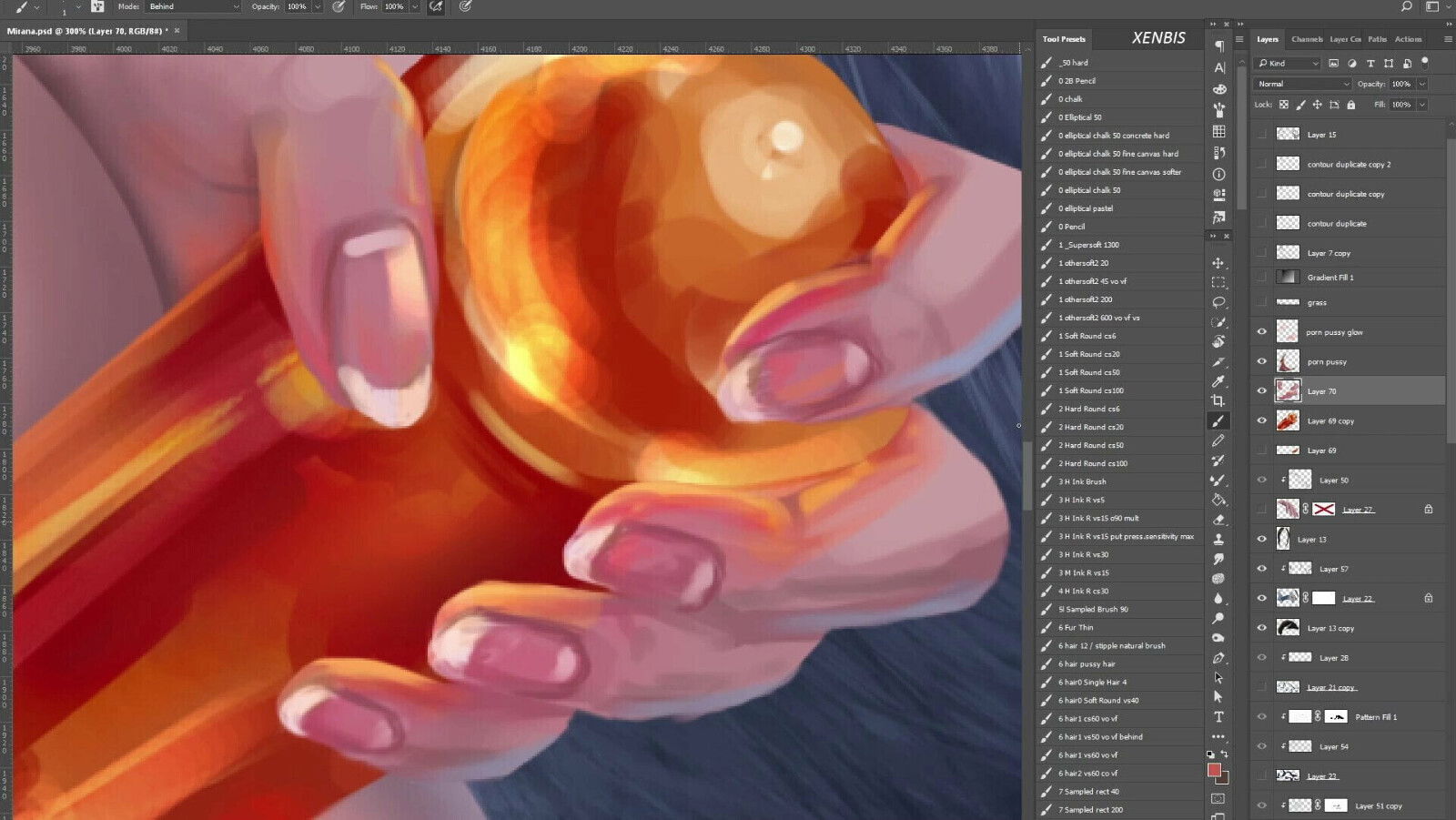 Mirana (Dota NSFW drawing time lapse part3