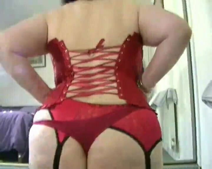 Solange dancing in seamed stockings