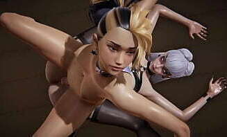 League Legends Futa Akali gets creampied Evelynn