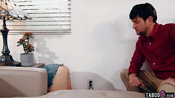 Teen Riley Jacobs stuck cleaning with panties needed