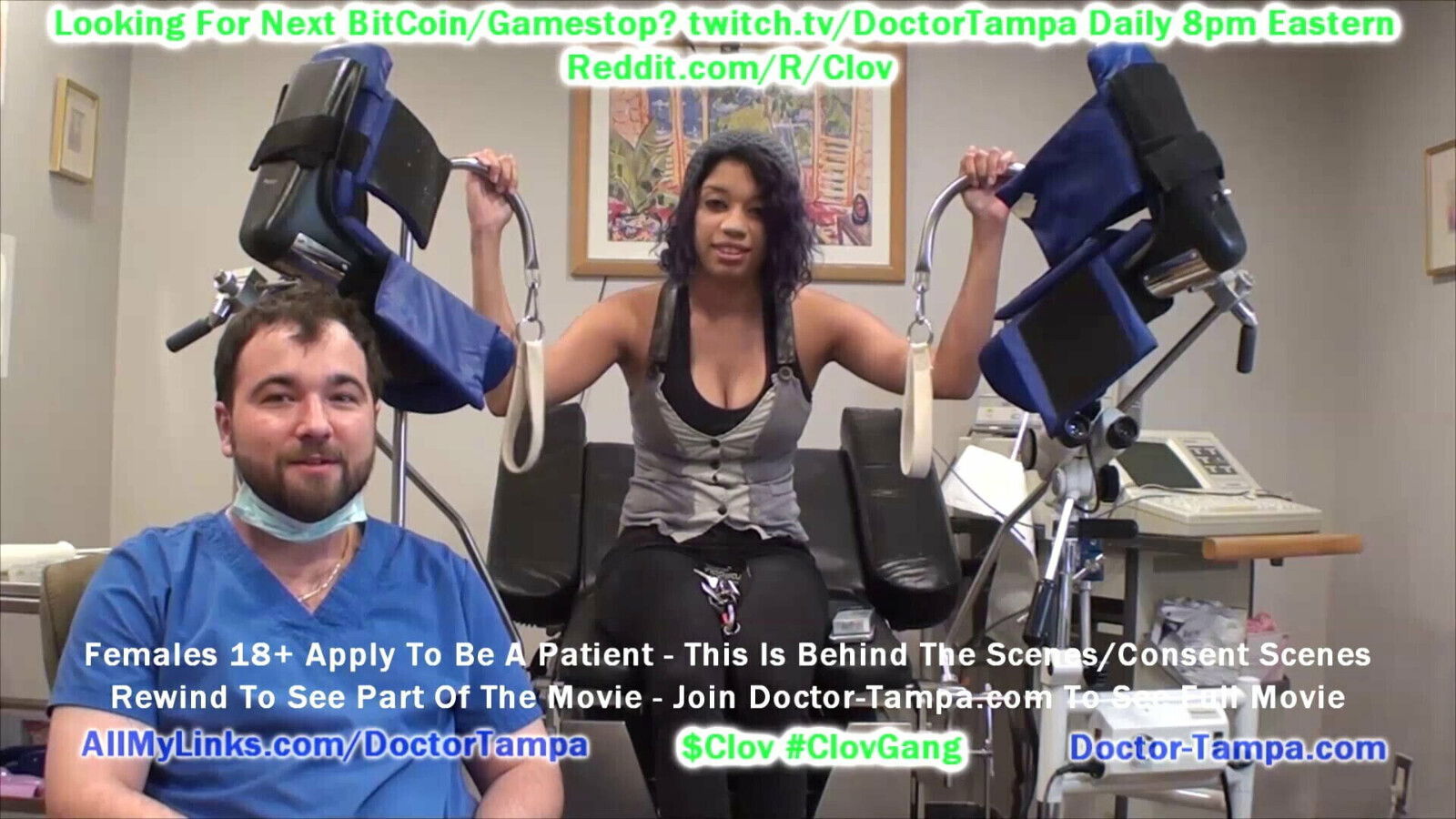 $CLOV Become Doctor Tampa Give Phoenix Rose Gyno Exam!