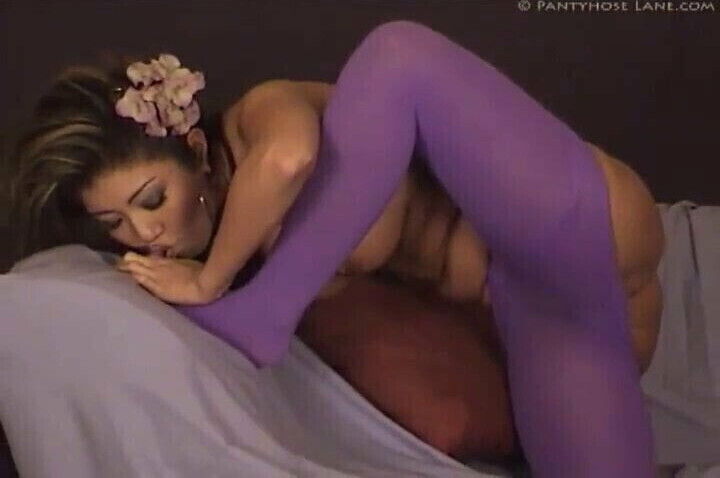 Purple pantyhose Akira