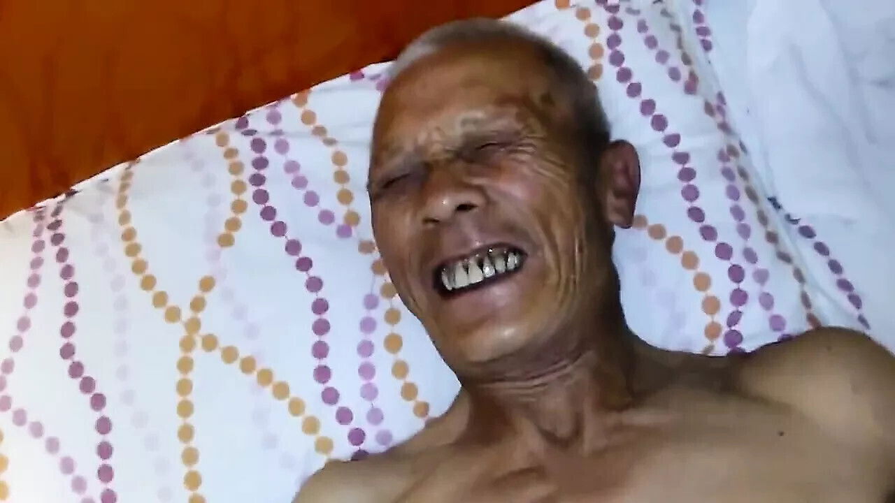 Chinese grandpa fuck