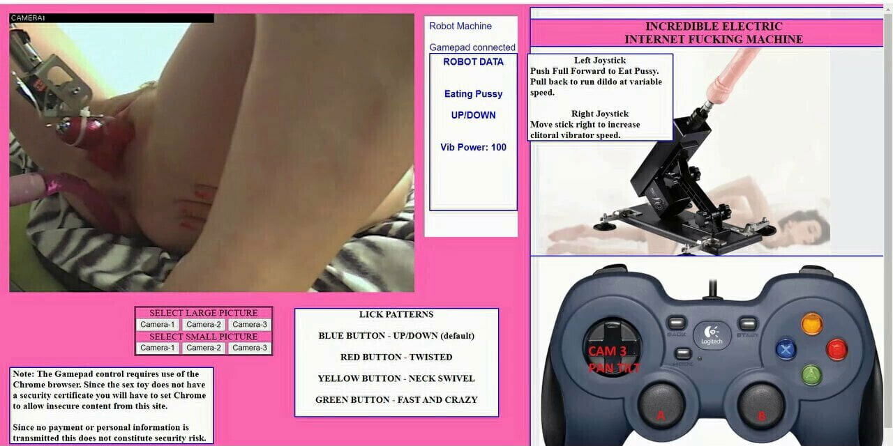 Orgasmatron Screen Control