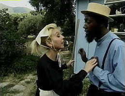 Homey Haystack Black fucks white women Amish farm