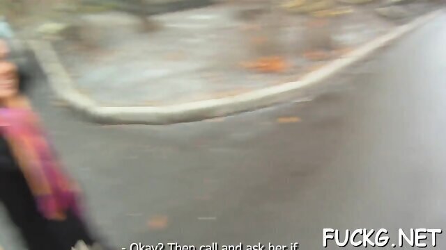 Mesmerizing honey Margareth caresses slim