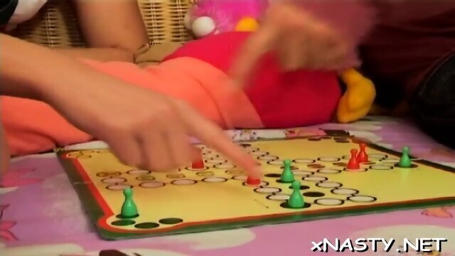 Python hungry overwhelming brunette Dina gets