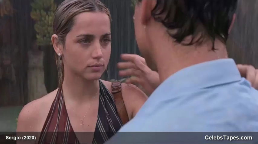 Armas showing cleavage making love