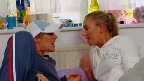British Chav's involved lesbian scene