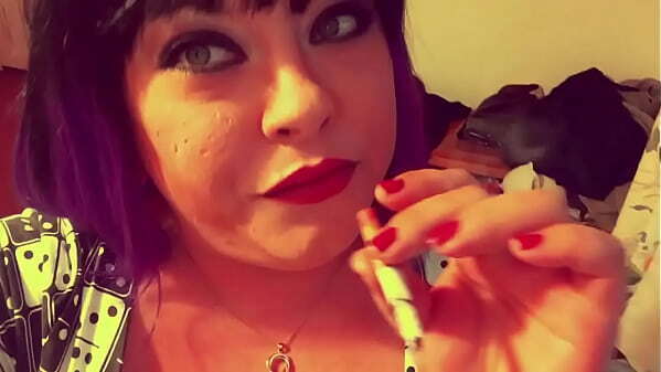 British Domme Tina Snua Lights Cigarette With Matches With Dangles, OMI'_s &amp_ Drifting