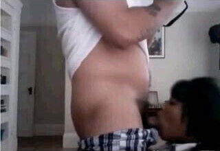 Ebony GF Facefucking and Sucking