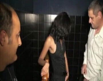 Agnes, french milf fucked in a sexshop