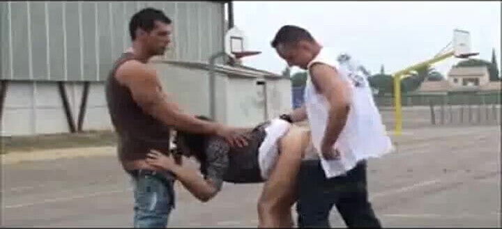 Threesome on a Basketball Court