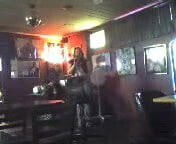 Ex singing in bar