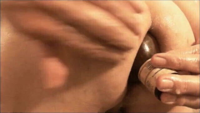 Closeup anal penetration