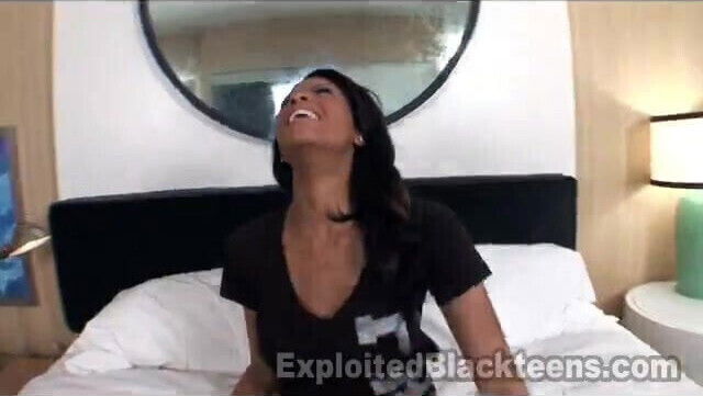 Ebony Teen gets Rammed in Ass in Anal Video