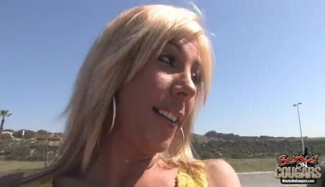 Old sexy mom getting loads from black cocks