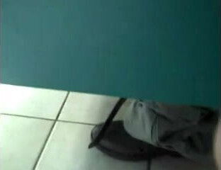 Under Stall Suck And Cum