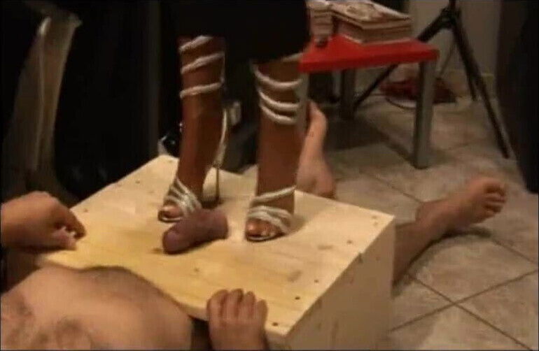 Sexy heels working CockBox