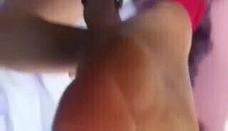 Licking my girlfriend's feet