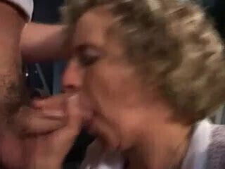 even, french blonde mature threesome