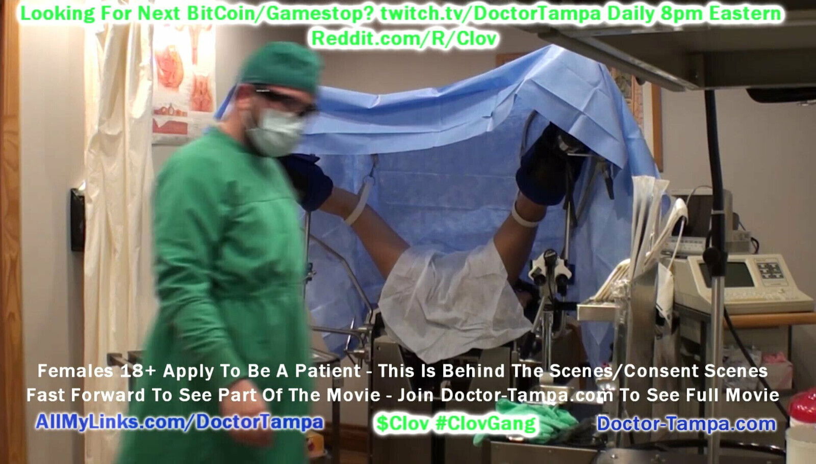 $CLOV Become Doctor Tampa Experiment Human Guinea Pigs!