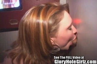 Kym Newly Single & Sucking Strange Gloryhole Cocks