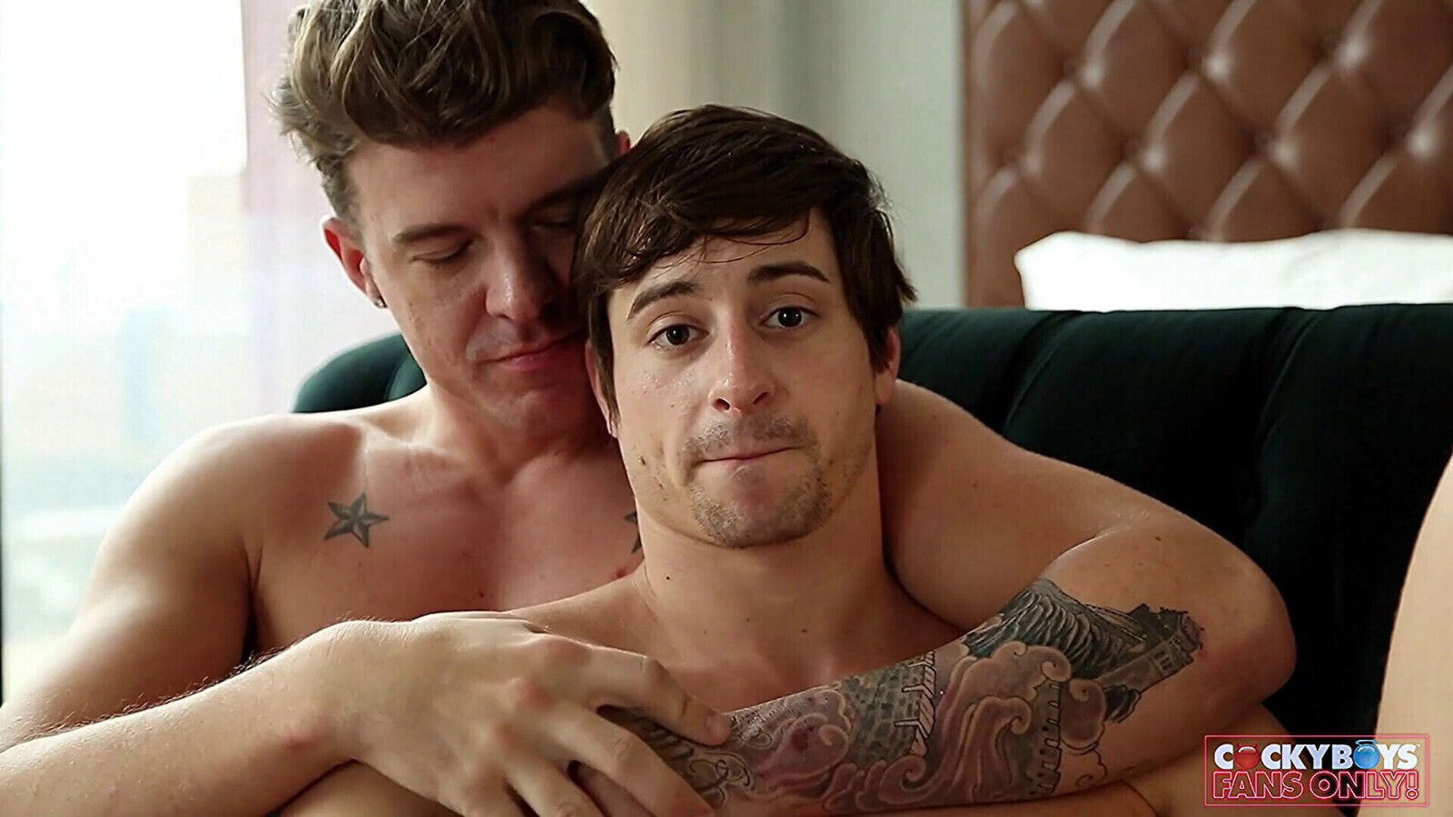 Bareback Black Couch