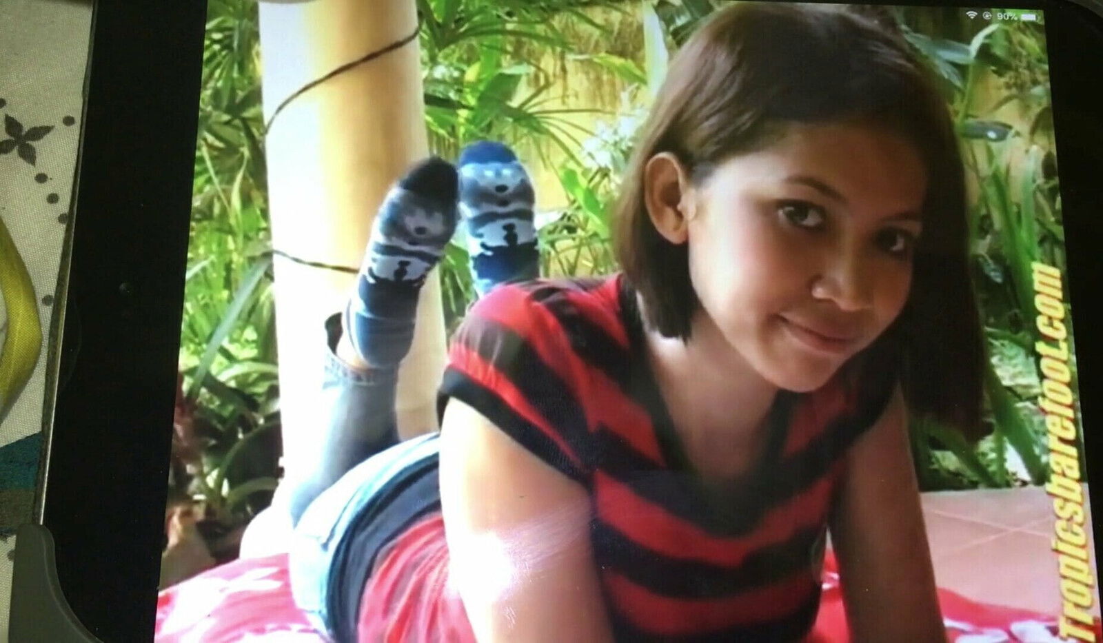 Sexy Asian size feet long toes, socks come