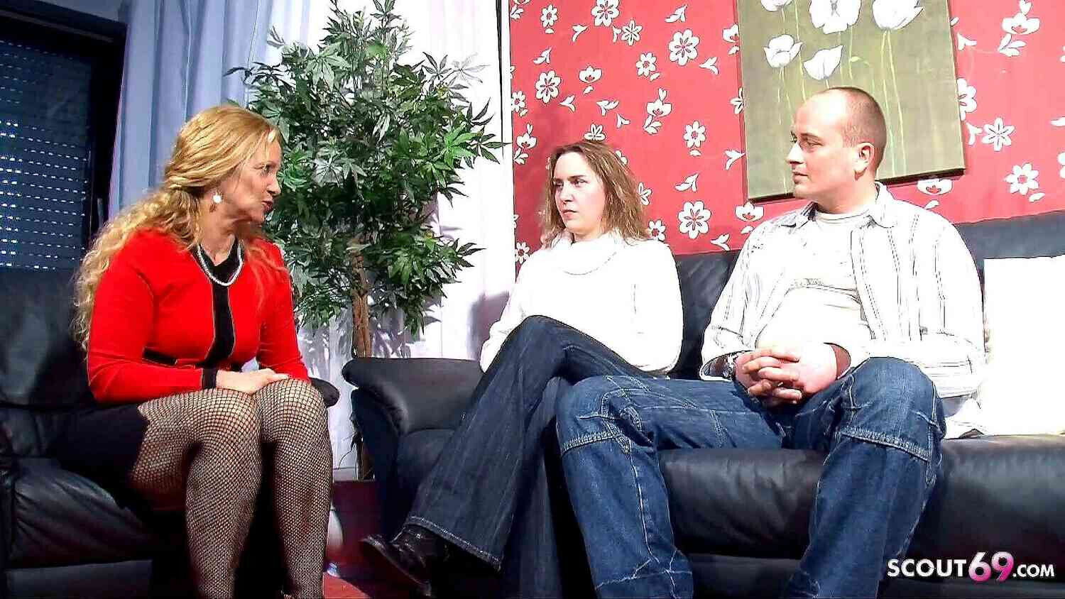 REAL GERMAN COUPLE’S FIRST PORN CASTING MATURE