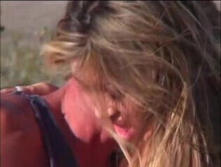 Randy chick in hot action outdoors