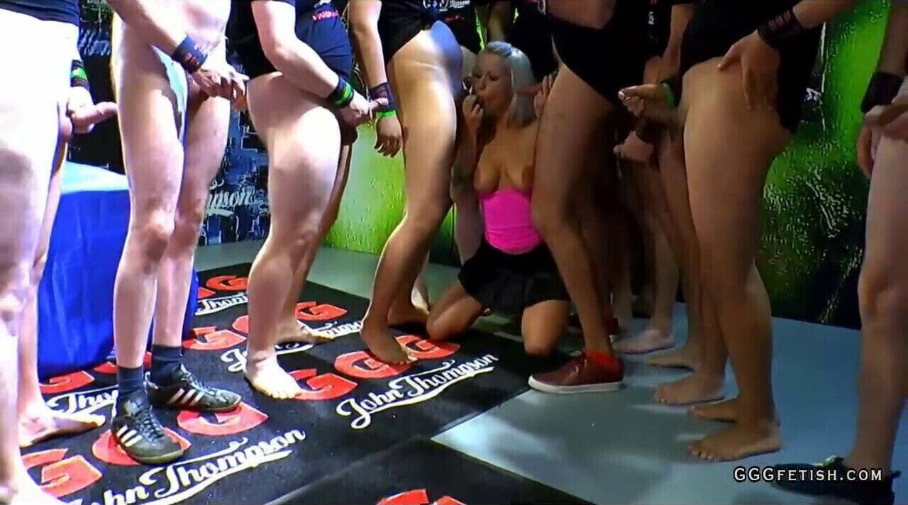 Banging cumshots bukkake sluts