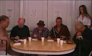 Mature stud bangs slut in nurse's uniform