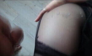 pantyhose pantyhose fuck handjob cumshot slow motion