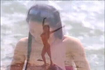 Chinese nude model in amazing background