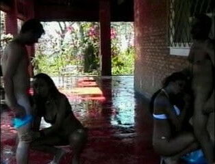 Bi-sexual action sauna