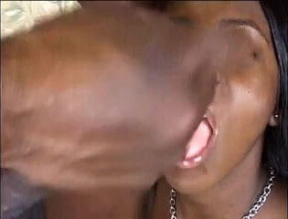 Sexy ebony cunt gets cock pounded