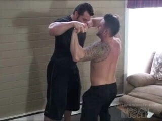 Gay Wrestlng muscle men