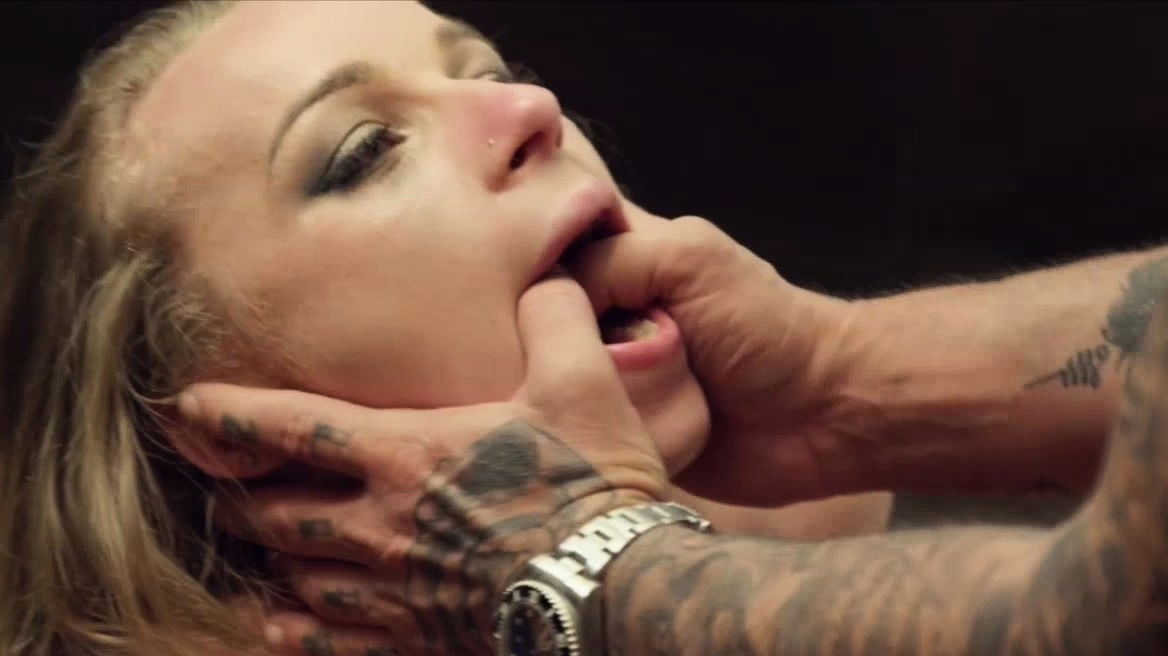 French chick tasting sweet squirt