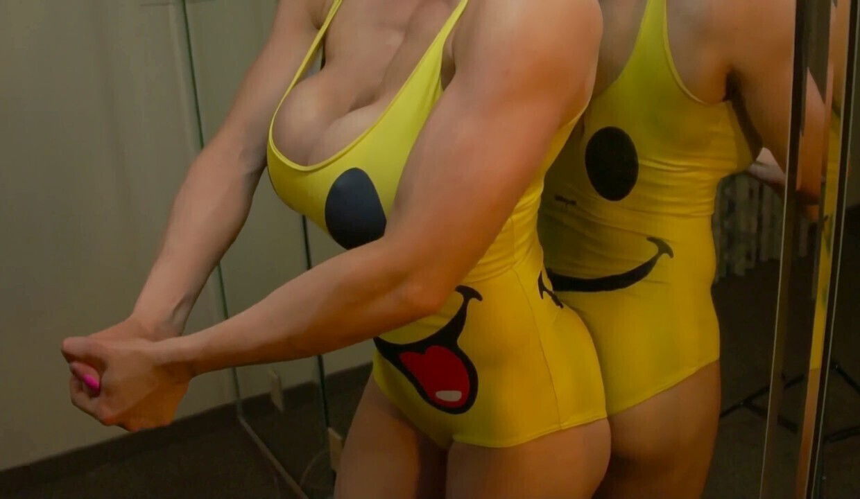 Female, karen fisher, female biceps