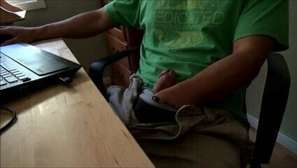 Jerking Cumming Desk