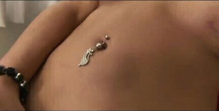 Sabrina Thalia shows asshole