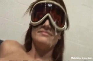 Monica milk a two huge dick