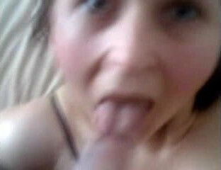 BBC Cums In Her Mouth