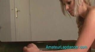 Horny czech lesbians lapdance blow action