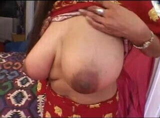 Indian girl having fun with two cocks !