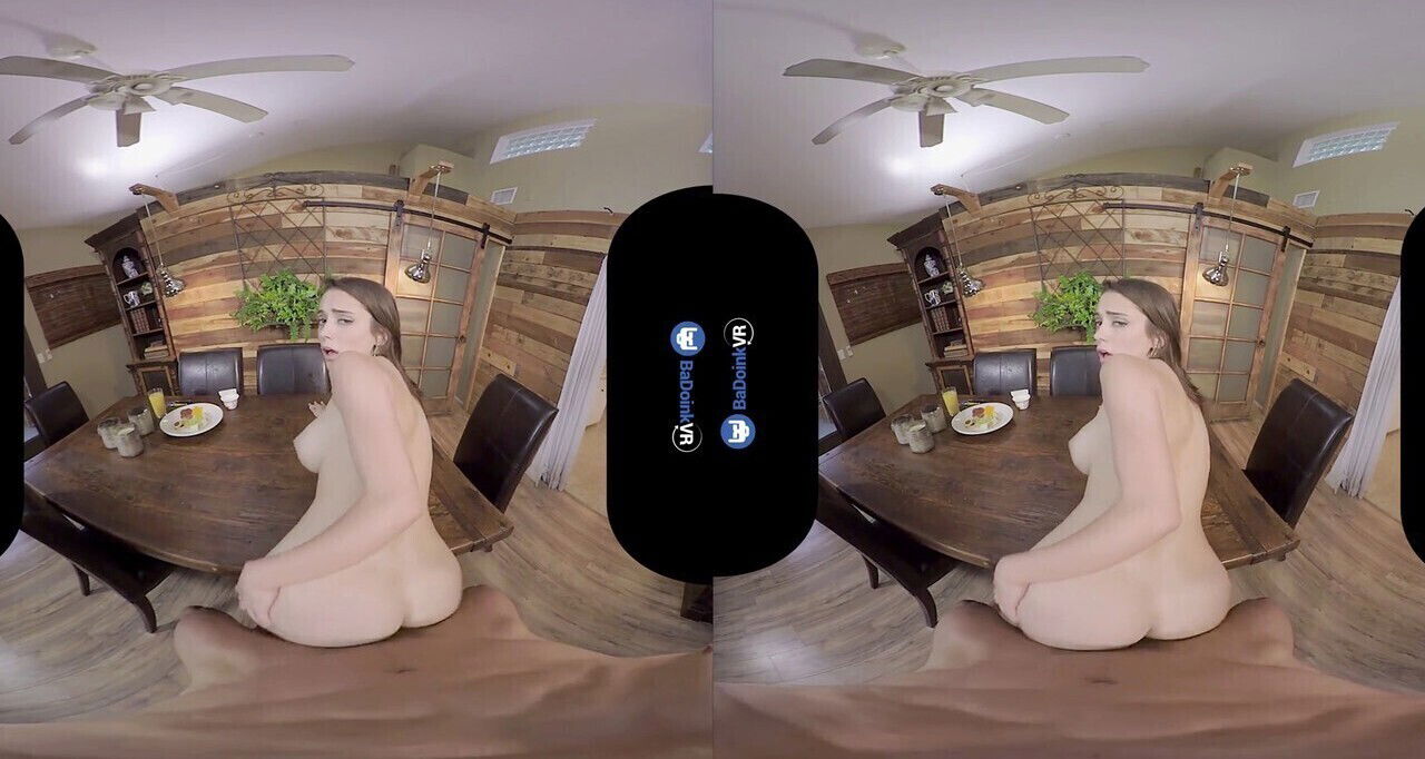 Brunette porn, riding