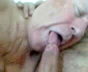 very old man sucking