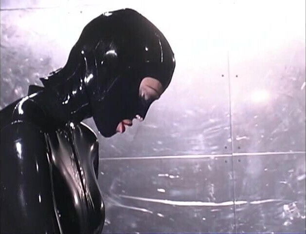 Lesbians bitches using bondage in metal room