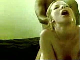 White girl getting dicked down by BBC